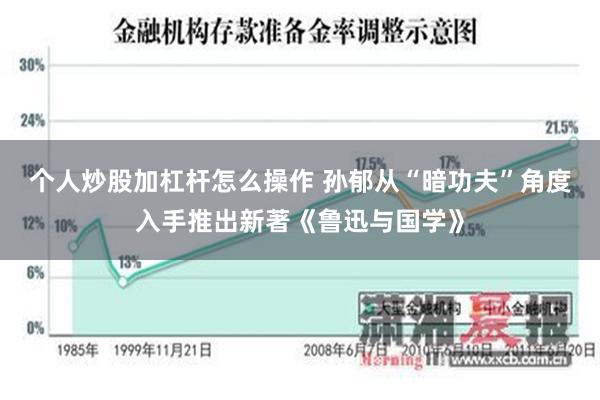 个人炒股加杠杆怎么操作 孙郁从“暗功夫”角度入手推出新著《鲁迅与国学》