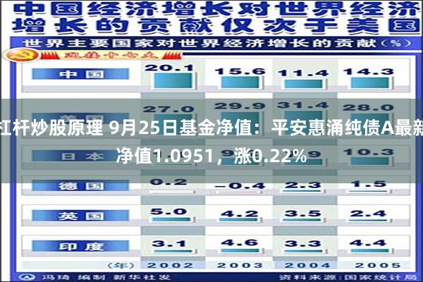 杠杆炒股原理 9月25日基金净值：平安惠涌纯债A最新净值1.0951，涨0.22%