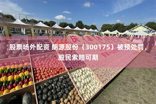 股票场外配资 朗源股份（300175）被预处罚，股民索赔可期