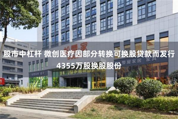 股市中杠杆 微创医疗因部分转换可换股贷款而发行4355万股换股股份